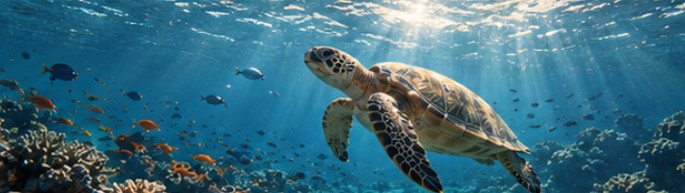 Prelude — turtle in space