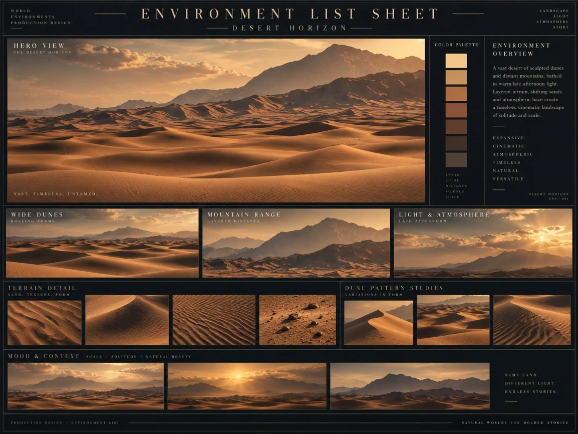 Desert world lock
