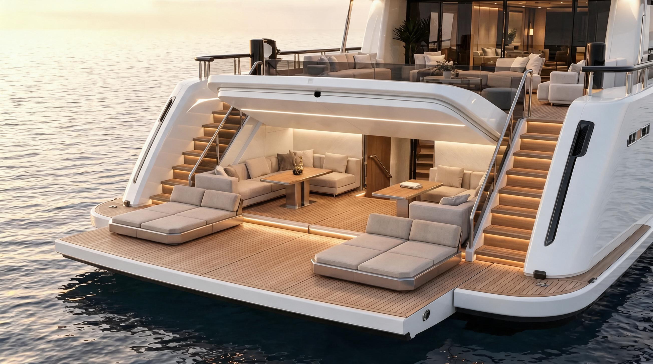 Arrival on deck